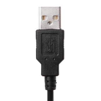 5V USB 2.0 de sex Masculin Jack 2Pin 2 Sârmă Taxa de Putere Cablu de Alimentare DIY 1m Fir Cu intrerupator B2RC