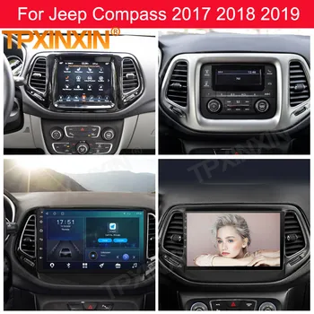6+de 128GB Multimedia Android 10 Player Auto Radio Auto Stereo Pentru Jeep Compass 2017 2018 2019 Navi GPS Receptor Video Unitate Cap