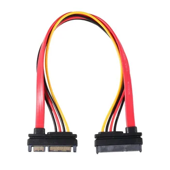 7+15 Pin Serie de Date SATA combo putere Cablu de extensie 1 buc Serial Adaptor de Alimentare Cablu de Vânzare Fierbinte TA SATA Pentru HDD Cablu