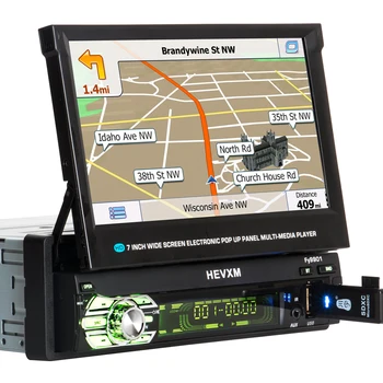 7inch Scară Autoradio Casetofon Automagnitola Video Auto Multimedia MP5 Player 9601G Ecran Tactil BT FM Conține GPS