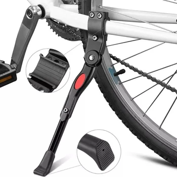 Aliaj de aluminiu de Biciclete Kickstand Suport pentru picioare Reglabil pentru Bicicleta MTB Biciclete Rutier Kick Stand Biycle Parcare Rack Suport Picior Bretele