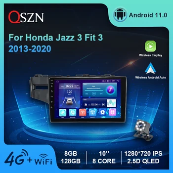 Android 11 Radio Auto Pentru Honda Jazz 3 a se Potrivi 3 2013-2020 Video Player Multimedia, Wireless Carplay Auto 8G+128G GPS-ul IPS de 8 Core DSP