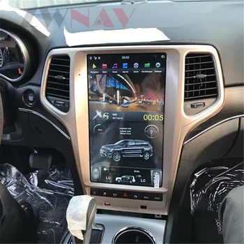 Android PX6 Verticale Tesla Pentru Jeep Grand Cherokee 2010 - 2019 Carplay Auto Multimedia GPS Navigatie DSP
