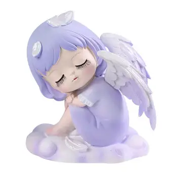 Angel Ornament Înger Fata Figurina Decor Auto Ornament Tort Fân Decor, Cadouri pentru Petrecerea de Ziua 2022