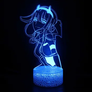 Anime Cifre Lumini Led pentru Camera de Lux Iluminat Dormitor Lumină LED-uri USB Noapte Plug-in pentru Copii Lampa Decor Ornamente Birou