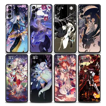 Anime Onmyoji Seimei Coques Funda Caz de Telefon pentru Samsung Galaxy S22 S7 S8 S9 S10e S20 S21 Fe Plus Ultra 5G Caz TPU Capa Para