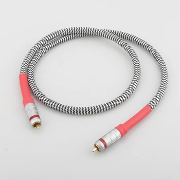 Audiocrast 75 ohm, RCA cablu coaxial febră de grad audio digital prin cablu subwoofer cablu de semnal