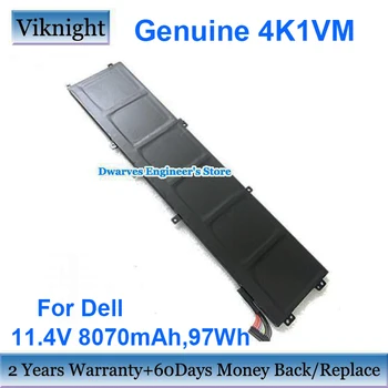 Autentic 4K1VM 11.4 V 8070mAh 97Wh Bateriei Pentru Dell G7 17 7700 0W62W6 Baterii de Laptop Negru