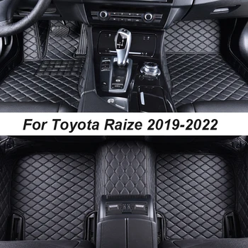Auto Covorase Pentru Toyota Raize 2019-2022 DropShipping Centru De Interior Accesorii De Potrivire De 100% Din Piele, Covoare Covoare Picior Tampoane