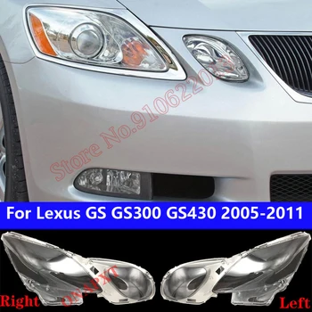 Auto Frontal Capac pentru Faruri Pentru Lexus GS GS300 GS430 GS450h GS460 Lumina Capace Transparente Abajur Lentile de Sticlă Coajă 2005-2011