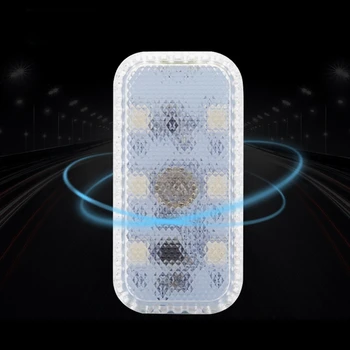 Auto Interior Lampă de Tavan USBRechargeable Atmosferă Magnetic LED-uri Lumina de Citit