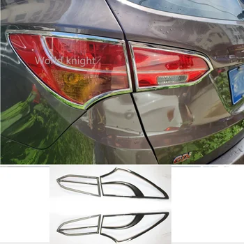 Auto Styling ABS Cromate Coada de Lumină din Spate Rama Lampa de turnare 4buc Pentru Hyundai IX45 SantaFe Santa Fe 2013-2018