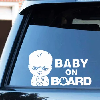 Autocolant auto Baby On Board Amuzant Decal Autocolante Pentru Masina Amuzant Urss Auto-Styling Autocolant Și Pentru Windows Corpul Decoaration