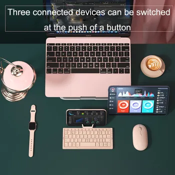 B-Dinte Pliere Tastatura Poate Fi Conectat La O Tableta Laptop De Birou Portabil Telefon Mobil Wireless Tastatura Mica