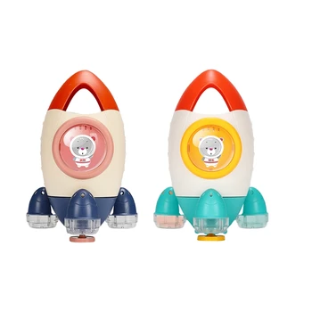 Baby Jucarii De Baie Rachetă Spațială Forma Cadă Jucării Pentru Copii Mici Jet De Apă Jucării Distractive Jucării De Piscină Cel Mai Bun Cadou Pentru Copii Pentru Copii