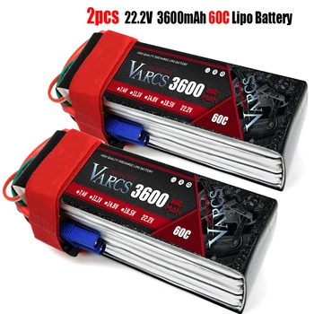 Baterii Lipo VARCS 7.4 V 11.1 V 15.2 V-14.8 V 22.2 V 2S 3S 4S 6S 3600mAh 5200Mah 6300Mah 6500mAh 6200mAh 6750mAh 8000mAh 7000mAh
