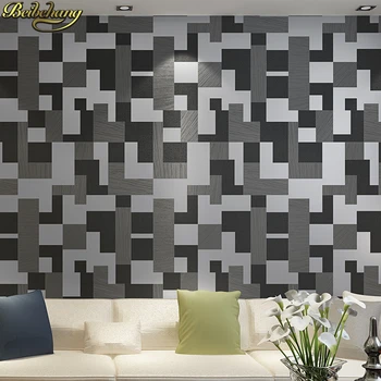 beibehang 3D mozaic living TV de fundal de hârtie de perete mai gros non-țesute de moda dormitor noptieră tapet papel de parede