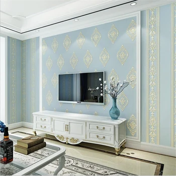 Beibehang Europene de moda 3D lux living tapet non-țesute AB versiune relief dormitor TV de fundal tapet de perete 3d