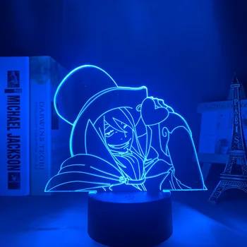 Blue Exorcist Mephisto Pheles pentru Dormitor Decorative Veioza Cadou de Ziua Acrilice Led 3d Led Lampă Anime Afacere Buget