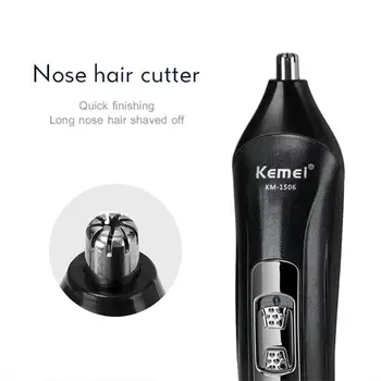 Bărbați 3 în 1 cu Acumulator Încărcarea prin USB Mustață Nas tuns Tuns Părul Frizer Kit Nas Urechi Trimmer