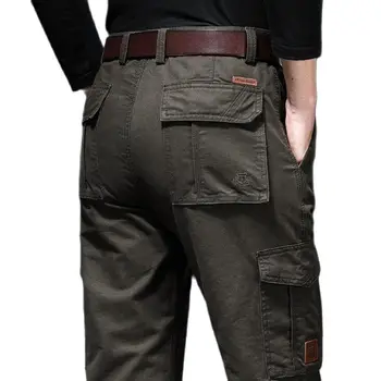 Bărbați Militare Pantaloni Pantaloni Barbati Casual Multi Buzunare Pantaloni Barbati Sacouri Drepte Lungi Pantaloni Plus Dimensiune