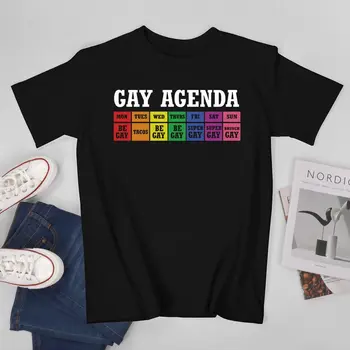 Bărbați T-shirt Gay Pride Agenda LGBT dragostea Este Dragoste Mândrie Lgbtq Curcubeu Tricou Barbati tricou 100% Bumbac XS-5XL O-neck Tricou de Moda