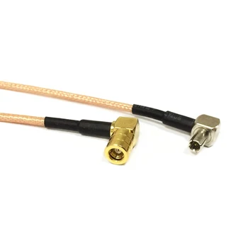 Cablu de antenă SMB Feminin Jack Unghi Drept pentru a TS9 de sex Masculin Conector RG316 Cable15cm 6 inch Adaptor RF Pigtail Noi