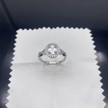 Cel mai bun de vânzare de moda Europene Argint 925 inel rafinat cristal de diamant bijuterii cadouri