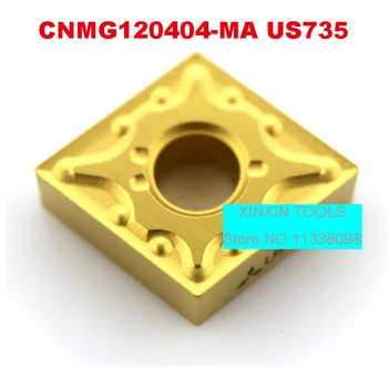 CNMG120404-MA US735/CNMG120408-MA US735, CNMG1204 introduce carbură pentru transformarea suport instrument Potrivit pentru prelucrare oțel inoxidabil