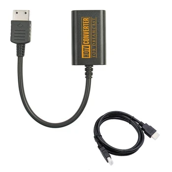Compatibil HDMI Convertor Adaptor pentru Console Sega Dreamcast Compatibil HDMI/HD-Link Cablu pentru Dreamcast 480I,480P,576I