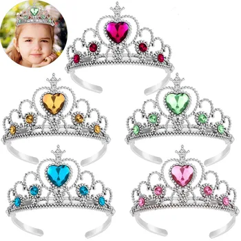 Copiii Tiara Frizură Accesorii Disney Pălării Drăguț Prințesă Coroane Hairband Pentru Fata Bentita Copii Fete De Păr Accesorii