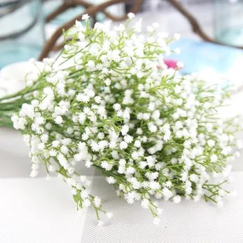 Copil alb Respirație Artificială Flori pentru Decor Nunta Eveniment de Partid materiale de Înaltă Calitate Flori Decorative Coroane de flori