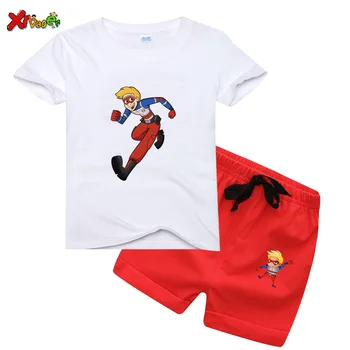 Copilul copil Set Haine copii Drăguț T-Shirt de Vara baieti seturi de îmbrăcăminte din Bumbac pentru Copii Seturi de Sport de Agrement Băiatul T-shirt, pantaloni Scurți Seturi