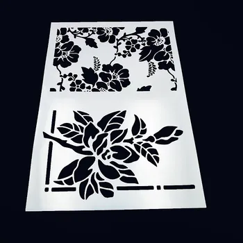 Crizantema de mucegai din plastic scut DIY tort album șabloane gol Ornamente de imprimare dantela conducător de Ziua Îndrăgostiților