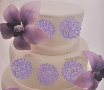 CT5001 Silicon tort mucegai florale de zahăr dantela mucegai decoratiuni pentru tortul de nunta