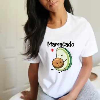culoare Mamacado tricou retro femei Sarcina Avocado graphic tee shirt
