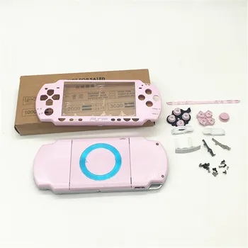 culoare roz coajă Pentru PSP 2000 PSP2000 Consola Shell Carcasă Capac Caz cu butoane kit transport gratuit