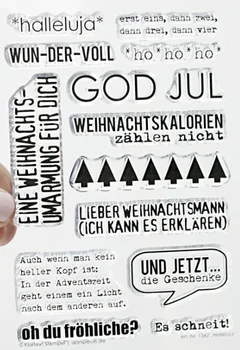 Cuvinte germane Limpede Transparent Silicon Ștampila/Sigiliul pentru DIY scrapbooking/album foto Decorative timbru clar A0328