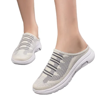 DAFENP plus dimensiune doamnelor alunecare pe pantofi de sport de mers pe jos de încălțăminte platforma adidasi