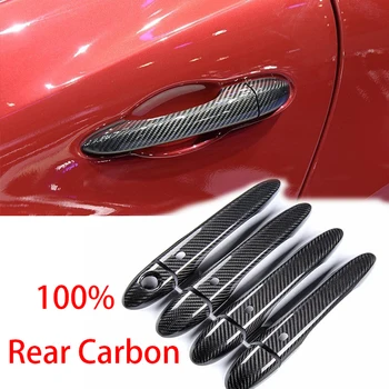 De înaltă calitate 100% reale fibra de carbon Auto ușa exterioară se ocupe de acoperire pentru Maserati Ghibli quattroporte Levante masina LHD styling
