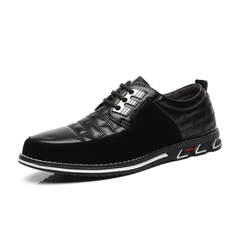 De Înaltă Calitate, De Dimensiuni Mari Pantofi Casual Barbati De Afaceri De Moda Barbati Pantofi Casual De Vânzare La Cald De Primăvară Respirabil Barbati Pantofi Casual Negru