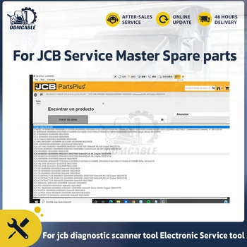 Diagnosticare auto pentru JCB Serviciu Electronic Interfață instrument Pentru utilaje de constructii JCB tractor camion instrument de diagnosticare