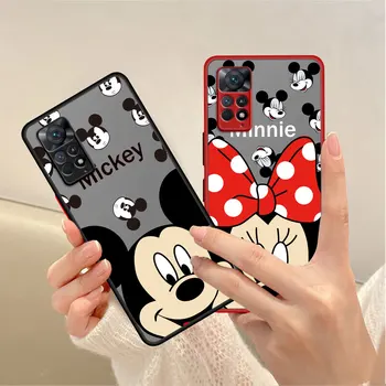 Disney Mickey Minnie Jumătate Față de Marginea Moale se Potrivesc Caz Greu pentru Xiaomi Redmi Nota 11 10 9 8 11t Pro 5G 4G Nota 10 9A Note9s 10c 10a