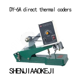 DY-6A Termică Directă Coder Banda de Culoare Coder Imprimare Caractere Chinezești Și Numere Printer Print Data de Producție 220V 1 BUC