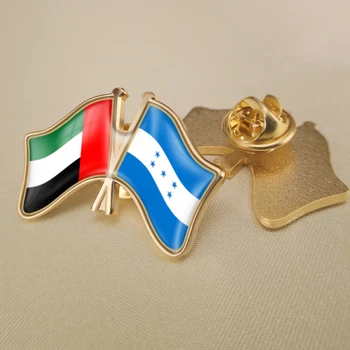 Emiratele Arabe unite și Honduras Trecut Dublu Prietenie Steaguri insigne, Brosa Insigne
