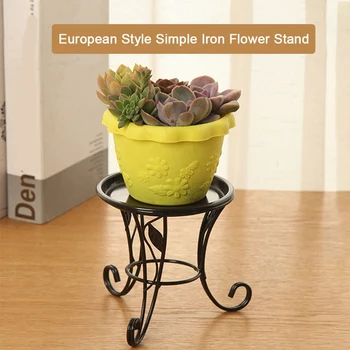 European Stil Simplu Mini-Stand de Flori Ghiveci de Flori Suculente Flori de Raft Suport de Fier Placă de Fier pentru Desktop Balcon