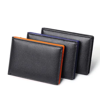 Fashion pentru barbati din piele portofel RFID anti-furt card geanta stil European și American barbati portofel de afaceri Banca titularului cardului de credit