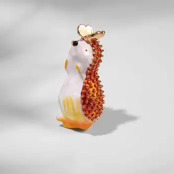Femei Bijuterii Animal Amuzant de Iarnă Design Drăguț Arici Broșă Moda Daisy lux Broșe