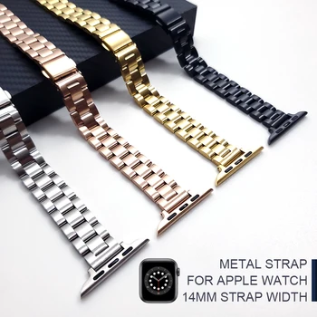 Femei din Metal Inoxidabil Bratara din Otel Pentru Apple Watch 40mm 44mm 38mm Banda Pentru iWatch Seria 1 2 3 4 5 6 SE Bratara Watchband