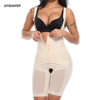 Femei Full Bodyshaper Underbust Talie Antrenor Costume JOYSHAPER Solid Dantelă Sus Burtica Control Formator Coapsei mai Subtire Corset Fajas
